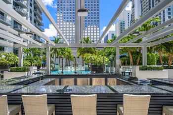 Outdoor kitchen and bbqs
